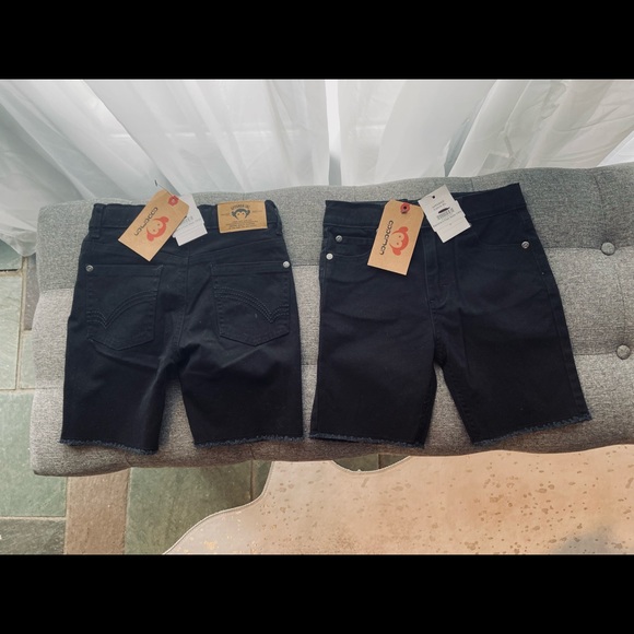 Appaman black jeans shorts Kids size 6 NWT 2 pairs - twins - Picture 3 of 3